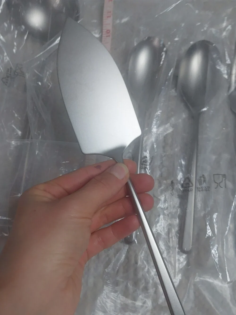 NEW! Quince- Sambonet Gia 6 Piece Brushed Stainless Steel Serving Set! (B16)